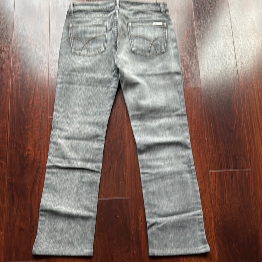Kenneth Cole New York Gray Straight Leg Jeans - Picture 3 of 3